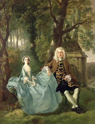 Thomas Gainsborough Portrait of Mr and Mrs Carter of Bullingdon House